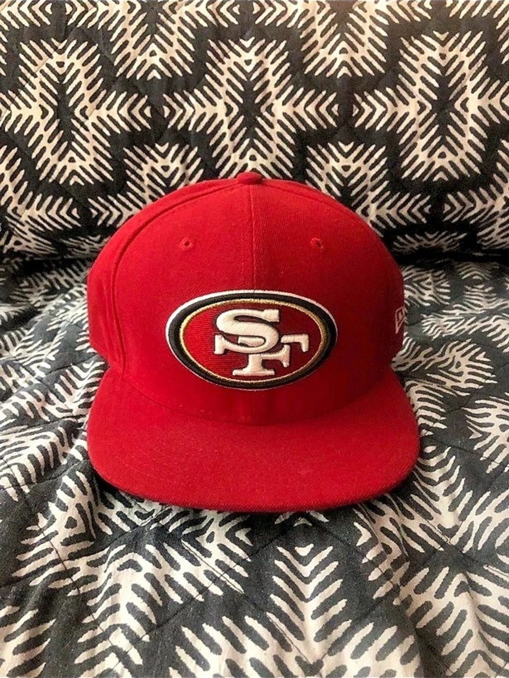 New Era San Francisco 49ers NFL Basic 59FIFTY Fitted Hat Red & Black Fitted Hat